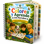 Colorea y Aprende con Perrukos