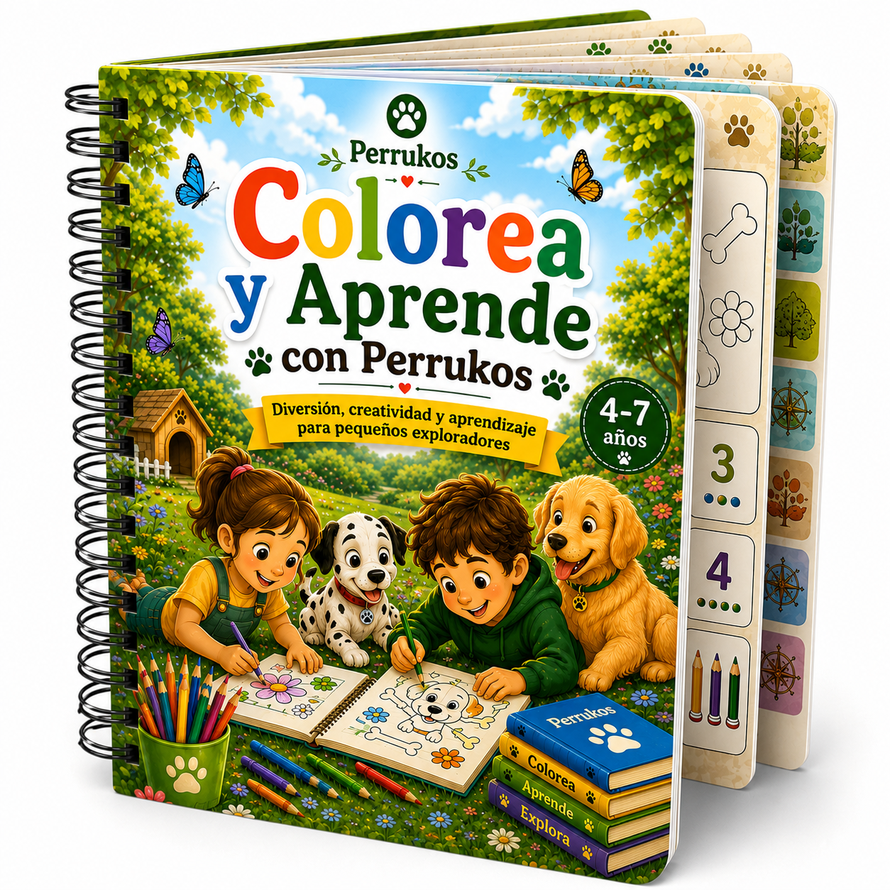 Colorea y Aprende con Perrukos
