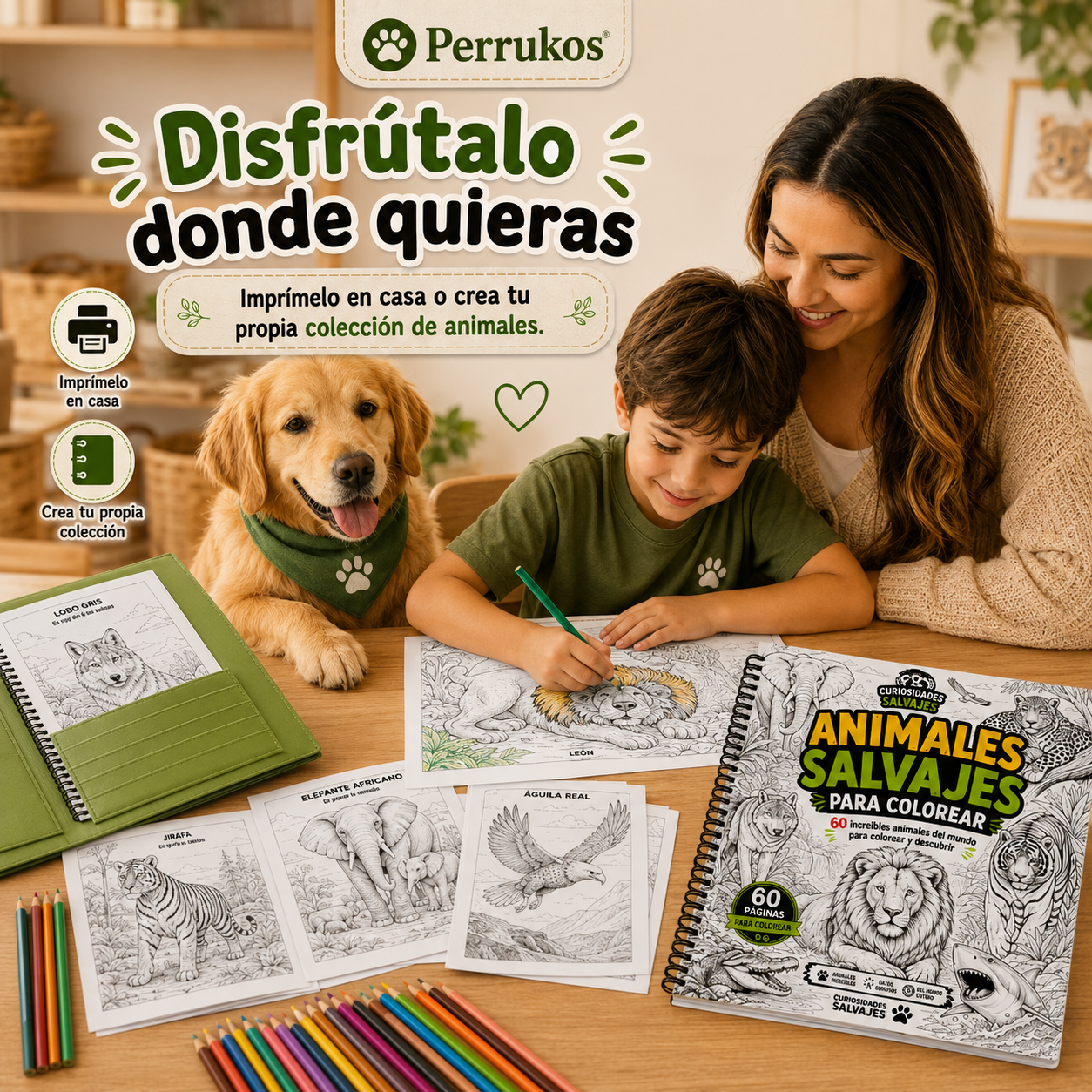Animales Salvajes para Colorear