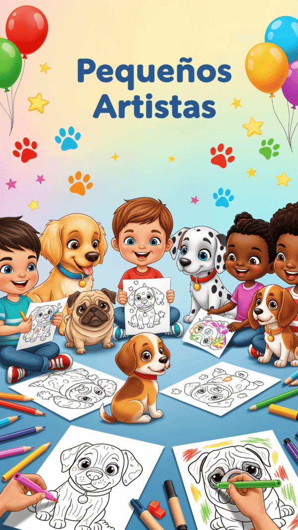 Pequeños Artistas: Mi Primer Libro para Colorear PDF